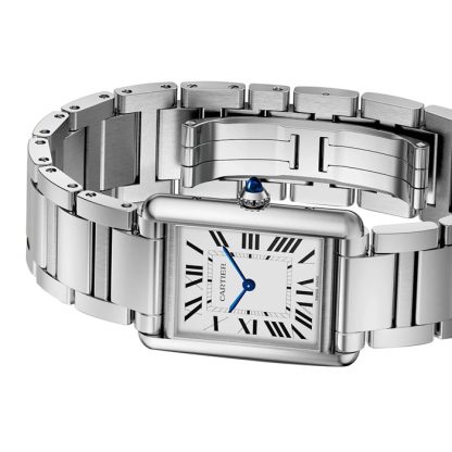 Cartier Tank Must Watch Stor model SolarBeat™-urværk Stålkasse WSTA0092 - Billede 3