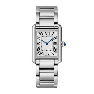 Cartier Tank Must Watch Stor model SolarBeat™-urværk Stålkasse WSTA0092