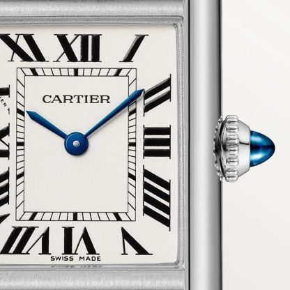 Cartier Tank Must ur lille model High Autonomy quartzværk Stålkasse WSTA0135 - Billede 4
