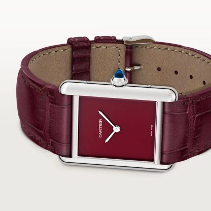 Cartier Tank Must ur stor model High Autonomy quartzværk Stålkasse WSTA0113 - Billede 3