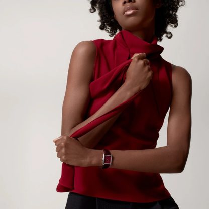 Cartier Tank Must ur stor model High Autonomy quartzværk Stålkasse WSTA0113 - Billede 5