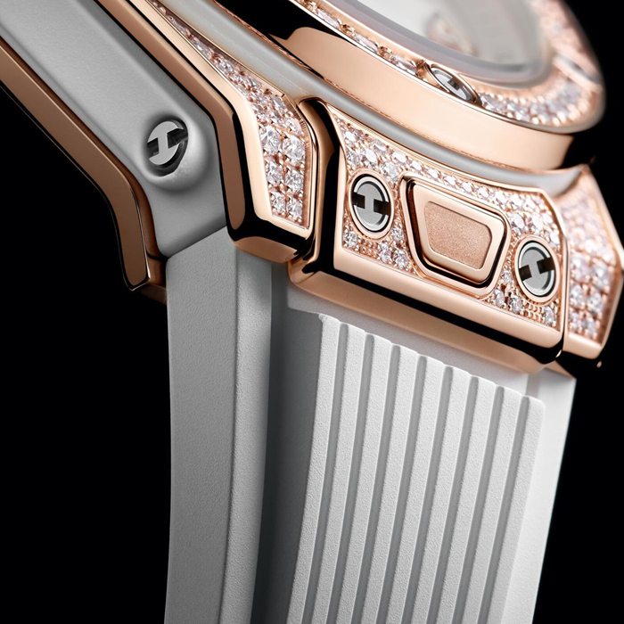 Hublot Big Bang One Click King Gold White Pavé 33mm Ur 485.OE.2080.RW.1604 - Billede 3