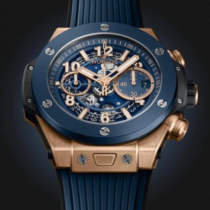 Hublot Big Bang Unico King Gold Blue Ceramic 44mm 421.OL.5180.RX - Billede 2