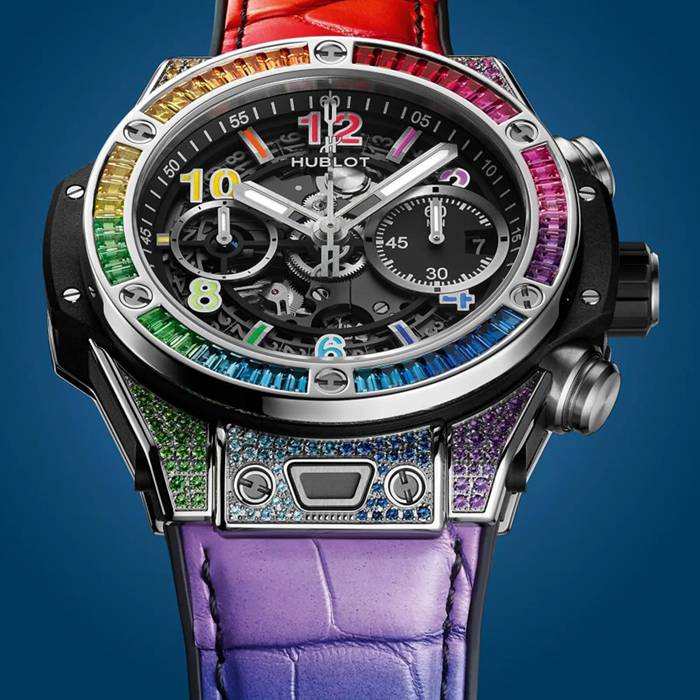 Hublot Big Bang Unico Titanium Rainbow 42mm 441.NX.1117.LR.0999 - Billede 2