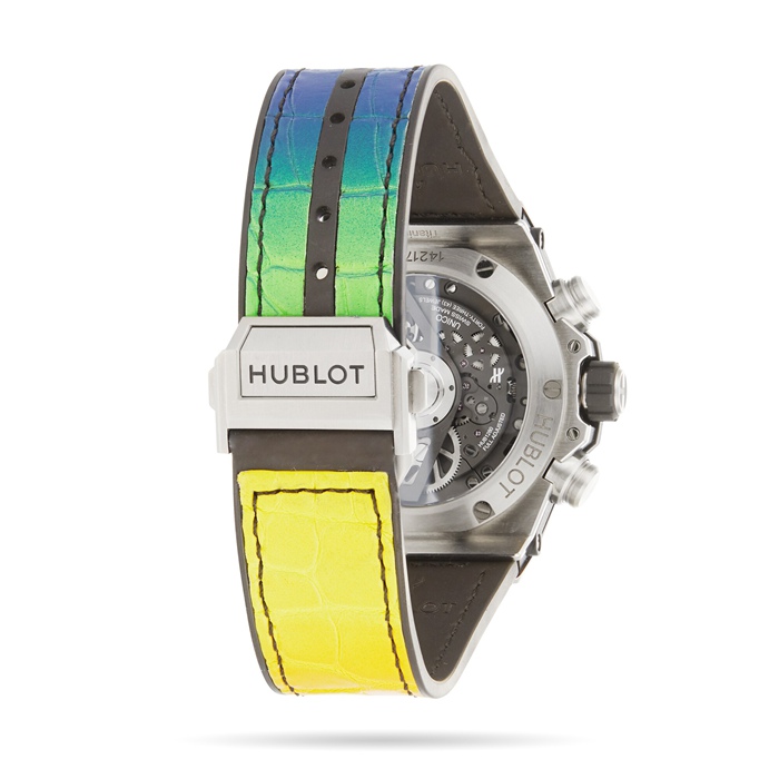 Hublot Big Bang Unico Titanium Rainbow 42mm 441.NX.1117.LR.0999 - Billede 4
