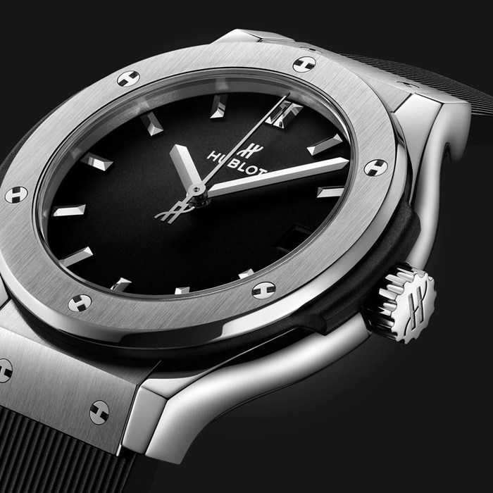 Hublot Classic Fusion Titanium 33 mm ur sort 581.NX.1470.RX - Billede 3