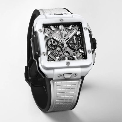 Hublot Square Bang Unico Hvid Keramik 42mm 821.HX.0170.RX - Billede 2