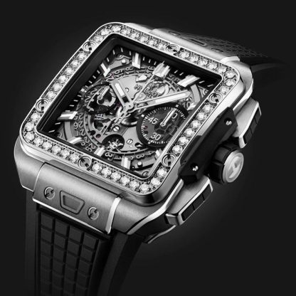 Hublot Square Bang Unico Titanium Diamonds 42mm 821.NX.0170.RX.1204 - Billede 3