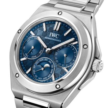 IWC Ingenieur Perpetual Calendar 41mm Herreur Blå IW344903 - Billede 2