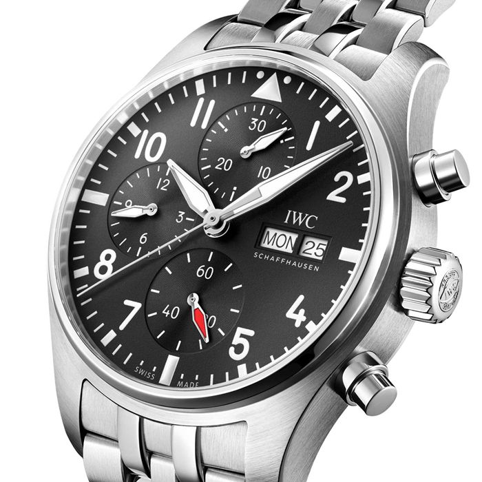 IWC Pilot Chronograph 41mm herreur sort IW388113 - Billede 3
