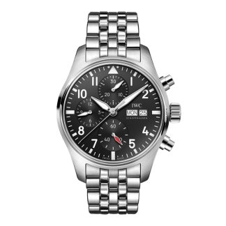 IWC Pilot Chronograph 41mm herreur sort IW388113