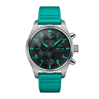 IWC Pilot Chronograph Mercedes AMG Petronas Formula One Team 41mm herreur sort IW388108