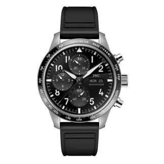 IWC Pilot Performance Chronograph 41mm AMG herreur sort gummi IW388305