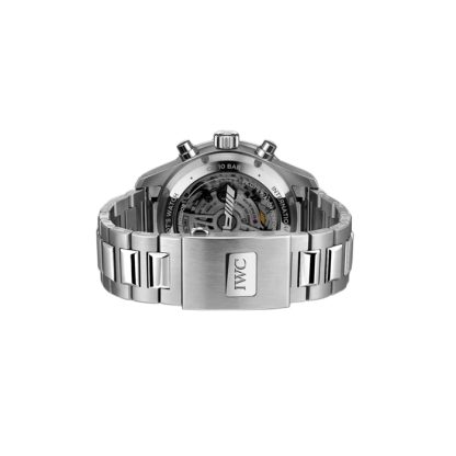 IWC Pilot Performance Chronograph 41mm AMG herreur sort titanium IW388304 - Billede 4