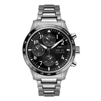 IWC Pilot Performance Chronograph 41mm AMG herreur sort titanium IW388304