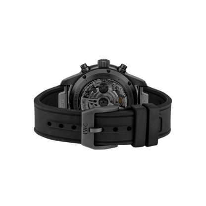 IWC Pilot Performance Chronograph 41mm Mercedes AMG Petronas Formula OneTM Team herreur sort gummi IW388306 - Billede 4