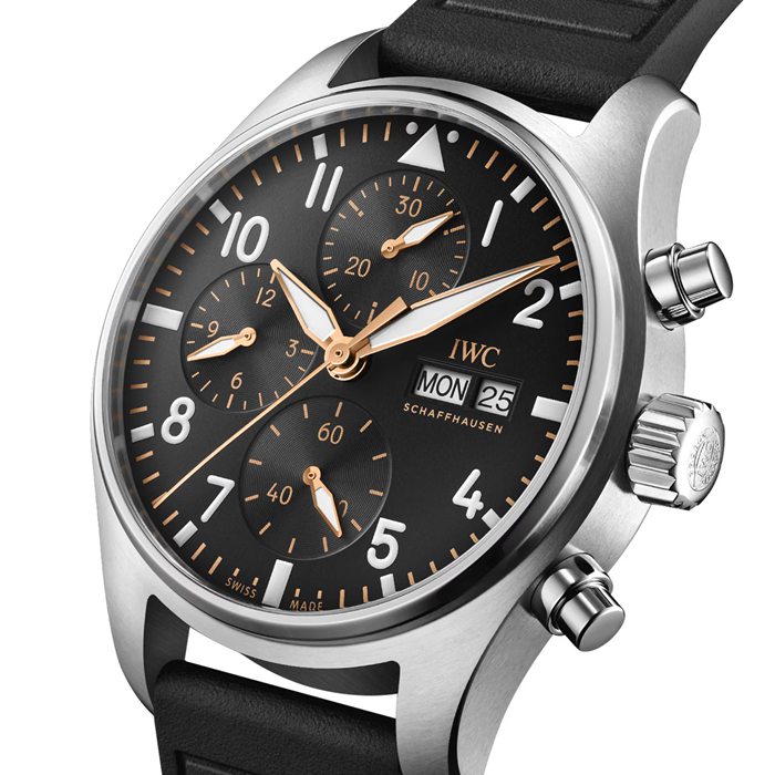 IWC Pilot's Chronograph 41mm APXGP Herreur Sort IW388116 - Billede 3