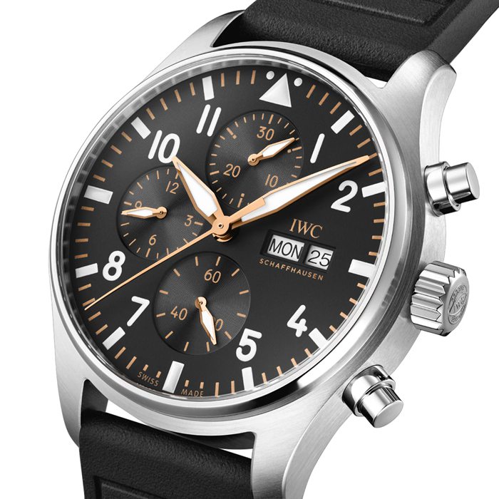 IWC Pilot's Chronograph 43mm APXGP Herreur Sort IW378009 - Billede 3