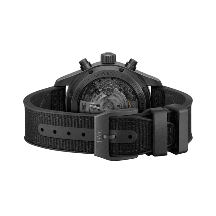IWC Pilot's Chronograph Top Gun Ceratanium 41mm herreur sort IW388106 - Billede 4