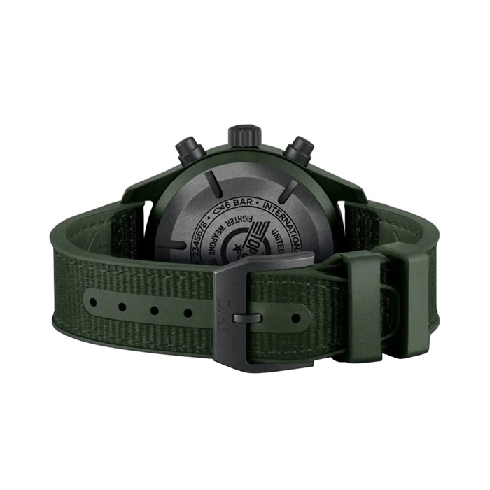 IWC Pilot's Chronograph Top Gun Edition Woodland 44,5 mm herreur grøn IW389106 - Billede 4