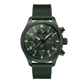 IWC Pilot's Chronograph Top Gun Edition Woodland 44,5 mm herreur grøn IW389106