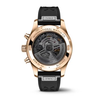 IWC Pilot's Performance Chronograph 41mm herreur sort gummi IW388309 - Billede 5