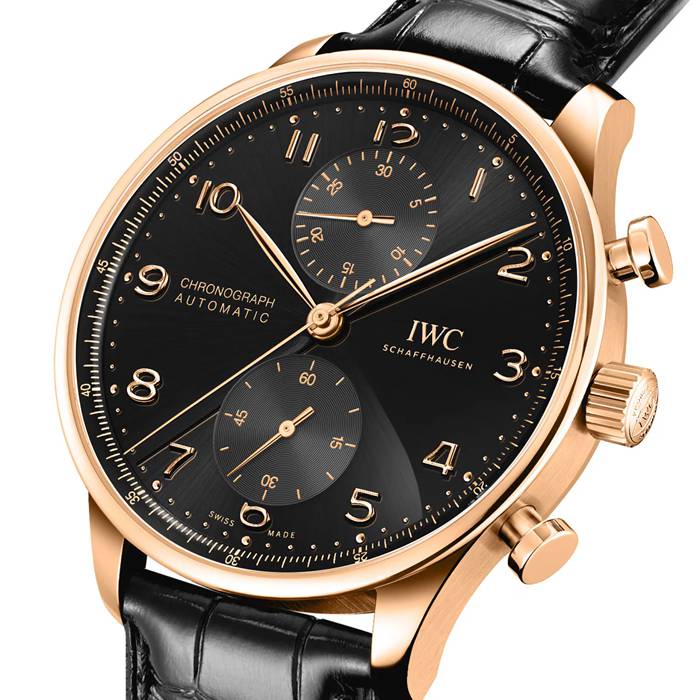 IWC Portugieser Chronograph 41 Obsidian IW371625 - Billede 3