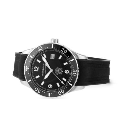 Montblanc 1858 Iced Black Sea 41mm herreur 129372 - Billede 2