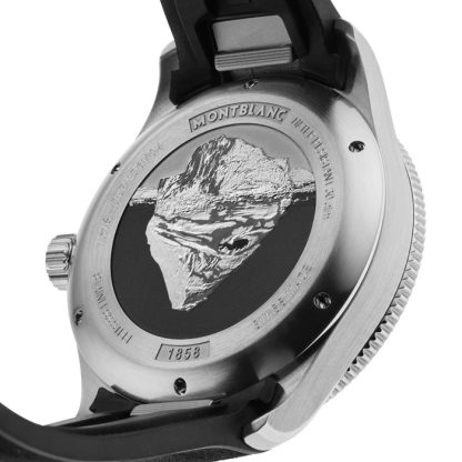 Montblanc 1858 Iced Black Sea 41mm herreur 129372 - Billede 3