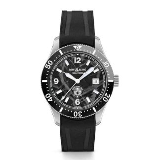 Montblanc 1858 Iced Black Sea 41mm herreur 129372