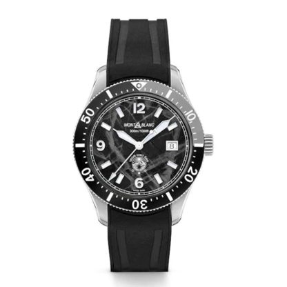 Montblanc 1858 Iced Black Sea 41mm herreur 129372