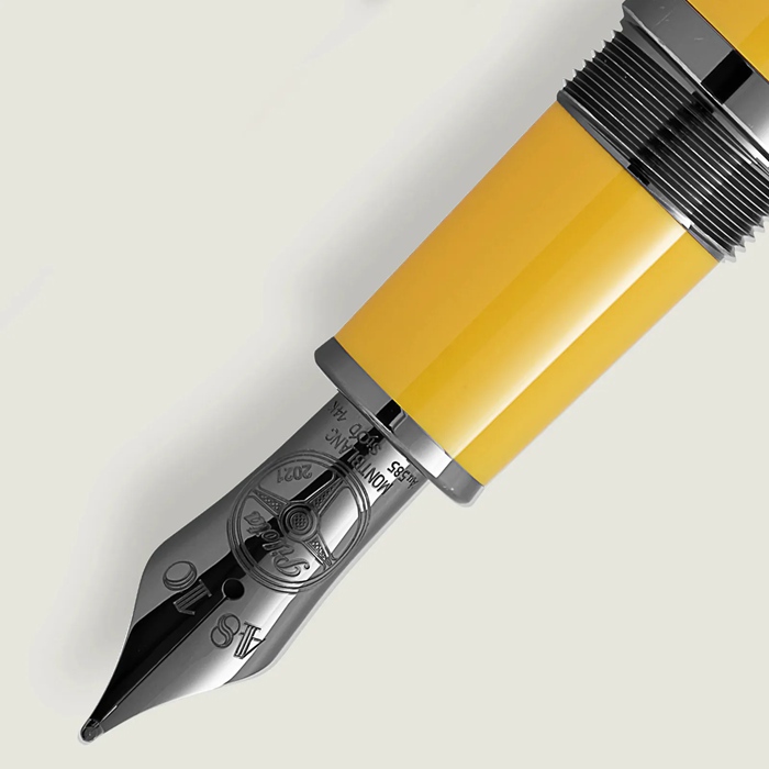 Montblanc Great Characters Enzo Ferrari Special Edition Giallo Modena fyldepen 130661 - Billede 2