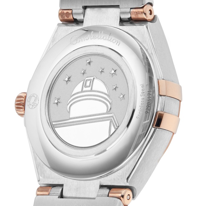 Omega Constellation 28 mm dameur hvid O13125286055001 - Billede 3