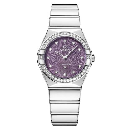 Omega Constellation 28mm dameur lilla O13115286060001