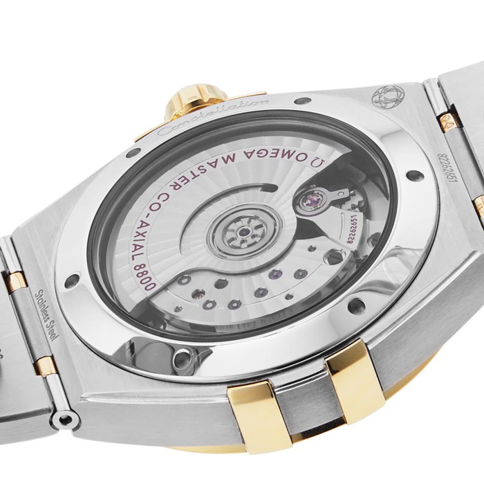 Omega Constellation 39 mm stål - gult guld på stål - gult guld O13120392008001 - Billede 4