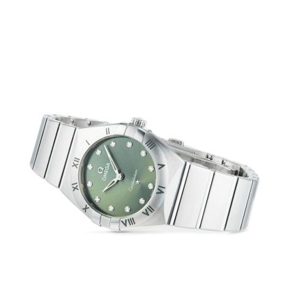 Omega Constellation Co-Axial 28mm dameur grøn O13110286060001 - Billede 4