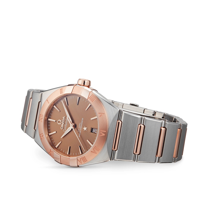Omega Constellation Co-Axial 36 mm herreur brun O13120362013001 - Billede 2