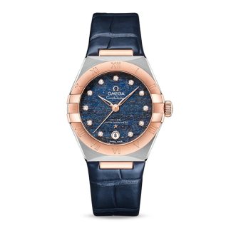 Omega Constellation Co-Axial Master Chronometer 29 mm dameur blå O13123292099003