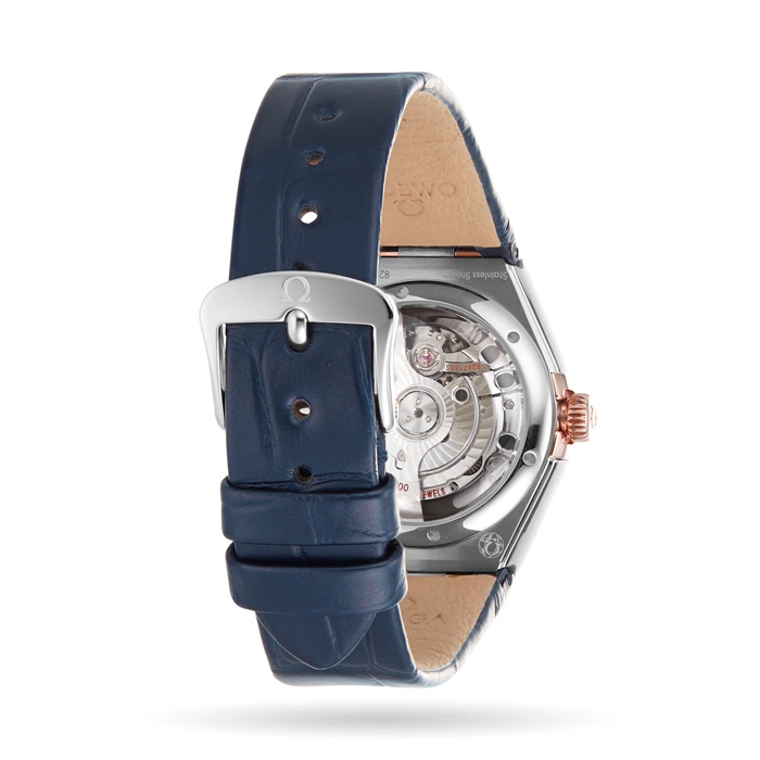 Omega Constellation Co-Axial Master Chronometer 29 mm dameur blå O13128292099003 - Billede 4