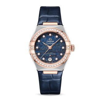 Omega Constellation Co-Axial Master Chronometer 29 mm dameur blå O13128292099003