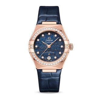 Omega Constellation Co-Axial Master Chronometer 29 mm dameur blå O13158292099006