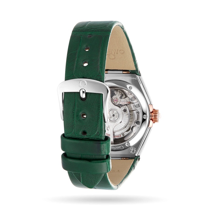 Omega Constellation Co-Axial Master Chronometer 29 mm dameur grøn O13128292099001 - Billede 4