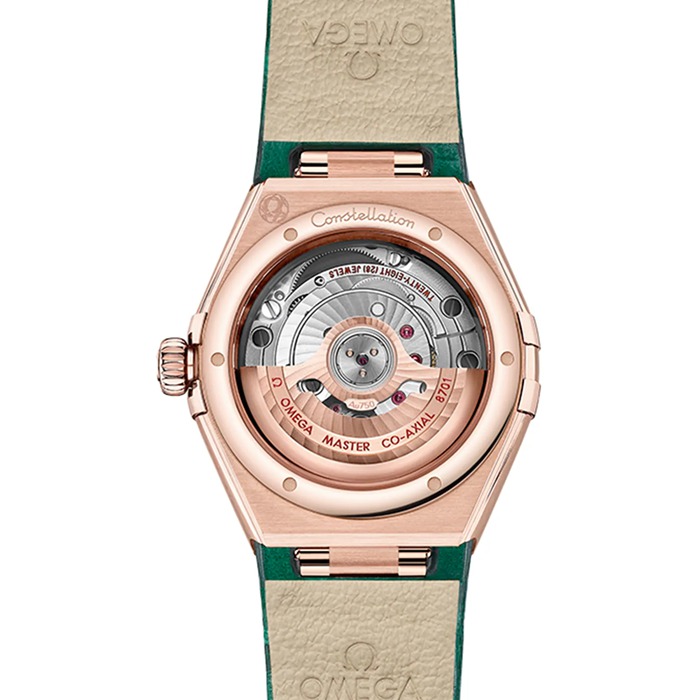 Omega Constellation Co-Axial Master Chronometer 29 mm dameur grøn O13153292099002 - Billede 2