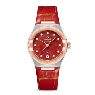 Omega Constellation Co-Axial Master Chronometer 29 mm dameur rød O13123292099002