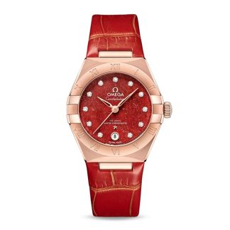 Omega Constellation Co-Axial Master Chronometer 29 mm dameur rød O13153292099003