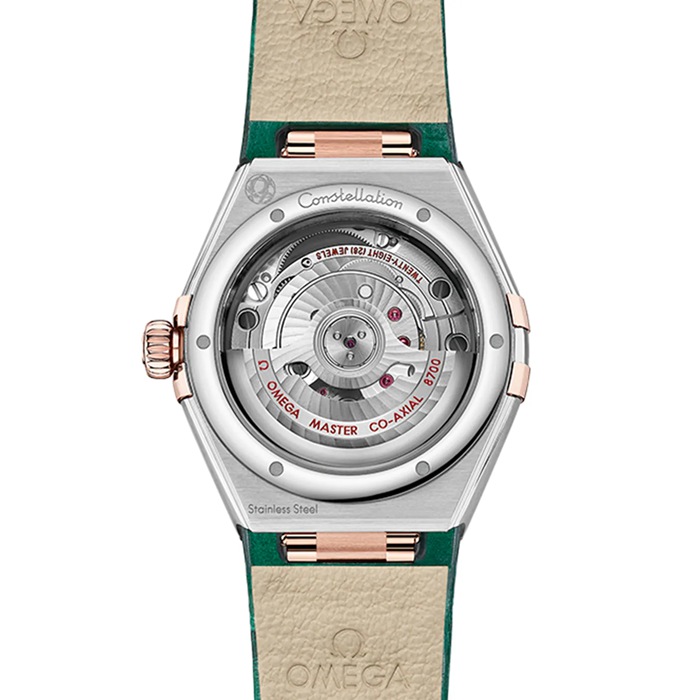 Omega Constellation Co-Axial Master Chronometer 29mm dameur grøn O13123292099001 - Billede 2