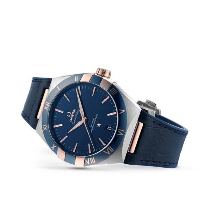 Omega Constellation Co-Axial Master Chronometer 41 mm herreur blå O13123412103001 - Billede 3