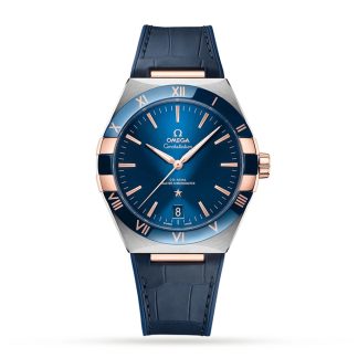Omega Constellation Co-Axial Master Chronometer 41 mm herreur blå O13123412103001