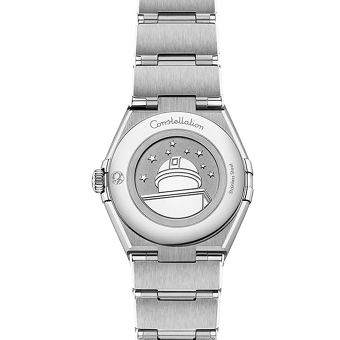 Omega Constellation Quartz Steel 28mm Dameur Pink O13110286011001 - Billede 2
