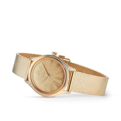 Omega De Ville Mini Trésor Quartz 26mm Moonshine™ Guld O42855266099001 - Billede 3